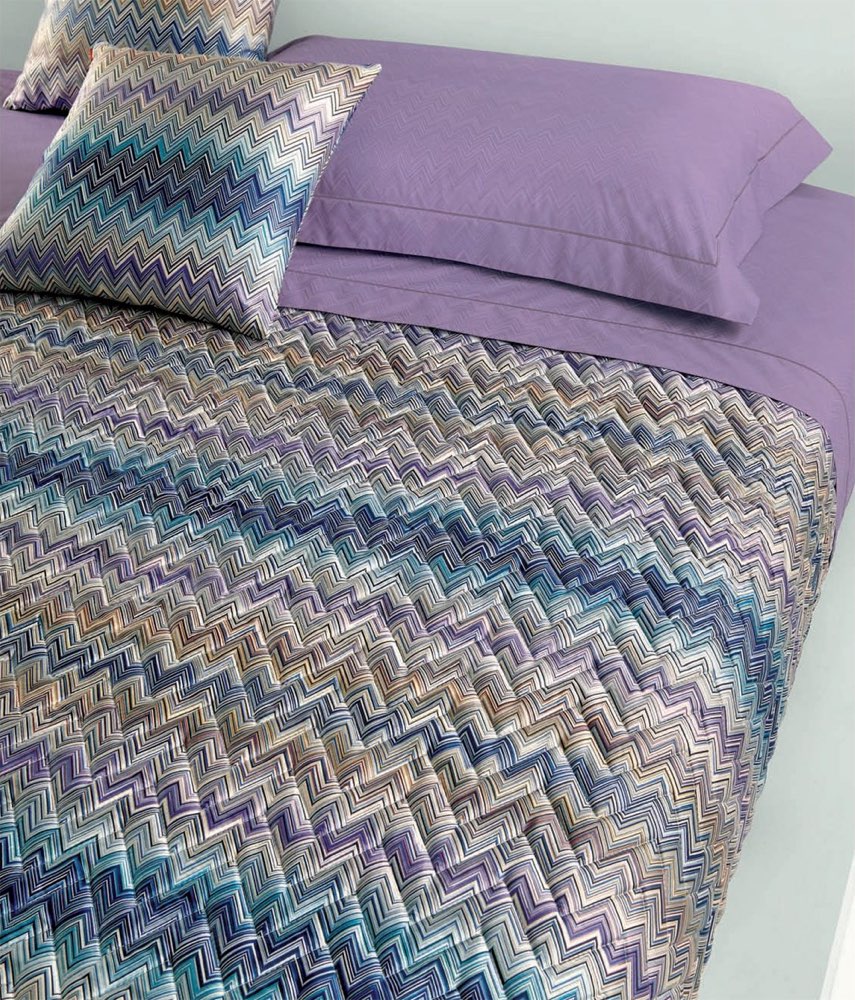 Missoni - Quilt John 260x270 cm Var 170 Turchese - immagine 2