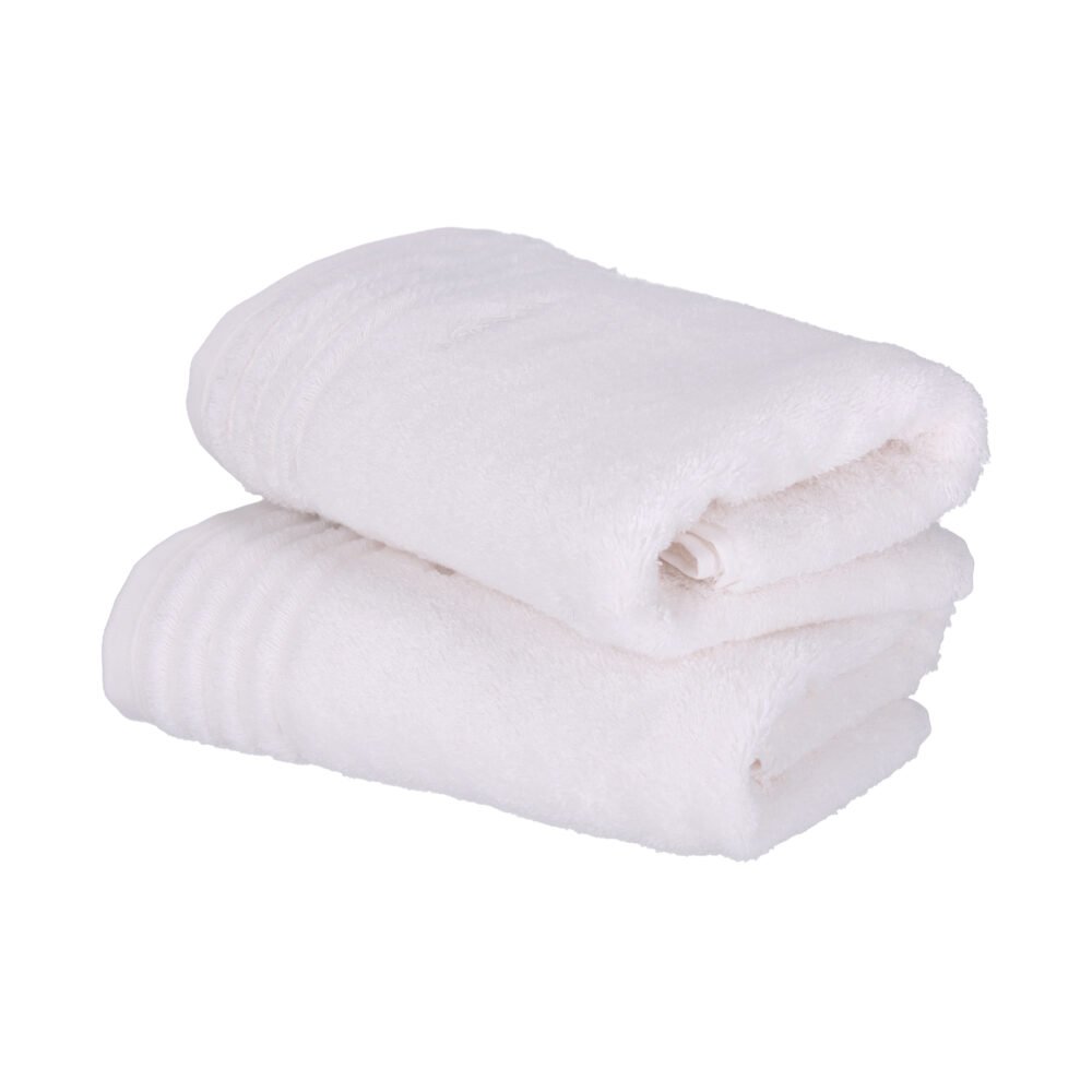 Vossen – Vienna Towel Set in White (2 Pieces) - Image 2